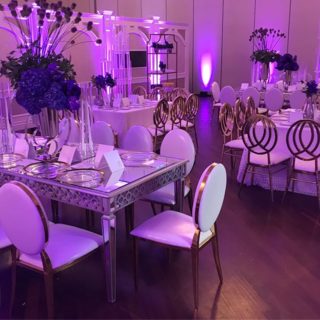 chairs and tables for events