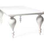 Nicole Dining Table White