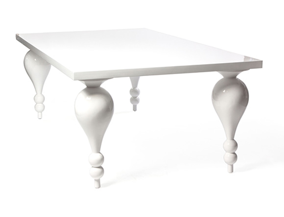 Nicole Dining Table White