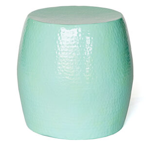Pop Hammered Stool/Side Table Mint Green
