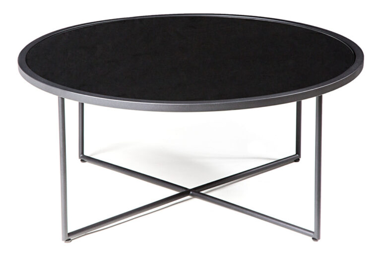 Mod Black Round Coffee Table
