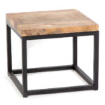 Industrial Square Side Table