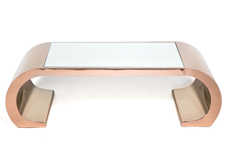 Valentina Rose Gold Coffee Table